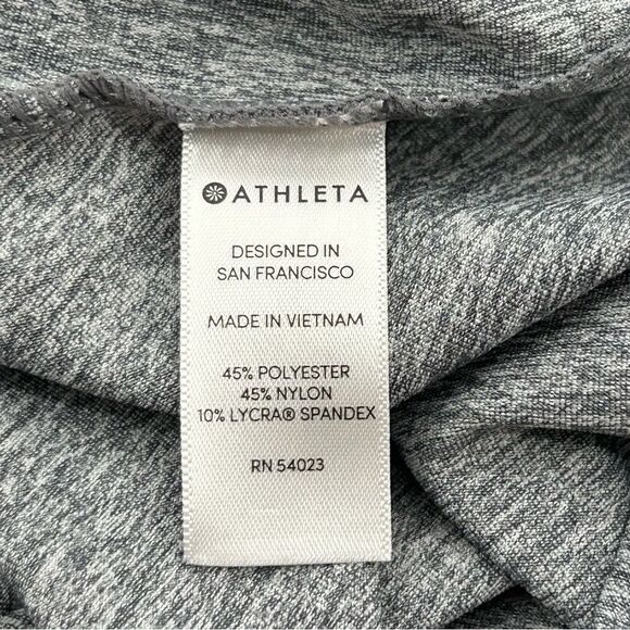 Athleta sunlover Hilo gray heathered upf asymmetric dress size small - Picture 10 of 10